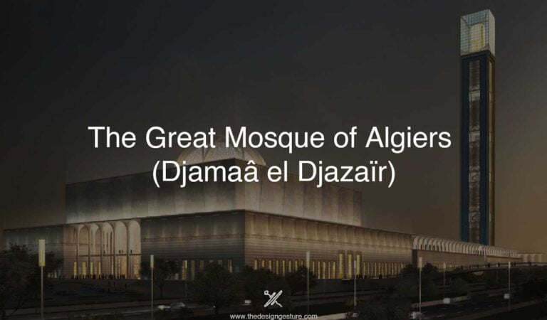 The Great Mosque Of Algiers Djamaâ El Djazaïr The Design Gesture