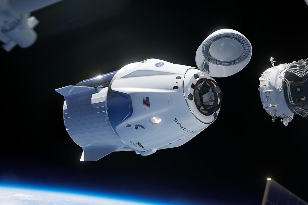 Photo by Space X's Crew Dragon Spacecraft