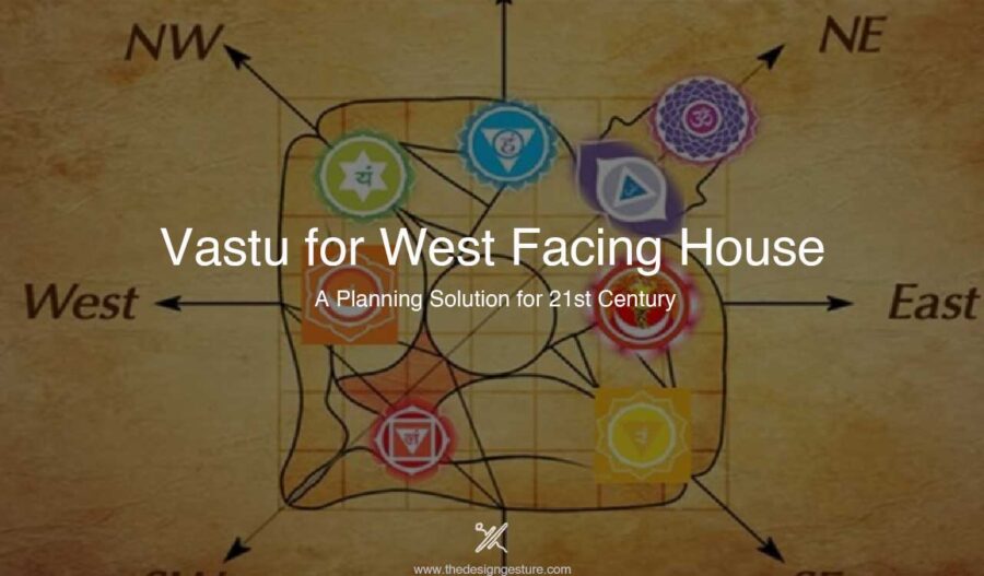 Vastu for West Facing House: A Planning Solution for 21st Century West Direction- West face house plans per Vastu is known for stability in life. The owner of the west direction is Lord Varun, a Hindu deity for fame, rain, and fate. The corresponding planet is Saturn for the west direction. Large openings are not advisable in this direction as solar energy is not stored in the west if big openings are present. The flow of energy goes from east to west similar to the sun. So, west facing house is good to construct a house. West facing house,West facing house vastu plan,West entrance vastu,West direction vastu,West facing home