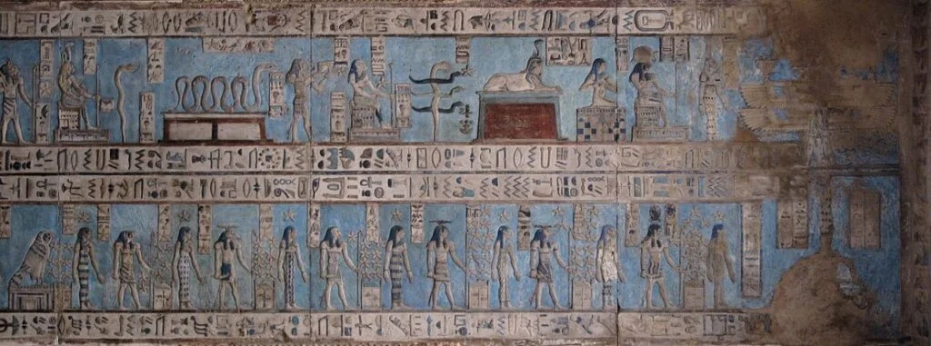 The Egyptian Architecture: An Intriguing Evolution in Architecture Astronomical ceiling relief from Dendera, Egypt