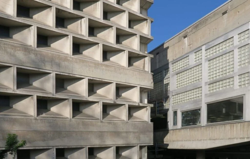 Brutalist Structure in Cologne