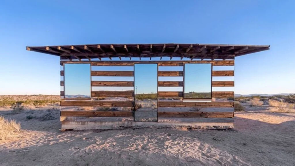 8 Breathtaking Modern Cabin Houses examples-Living Off the Grid Phillip K. Smith’s Transparent Log Cabin
