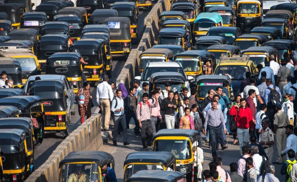 Traffic congestion in Mumbai