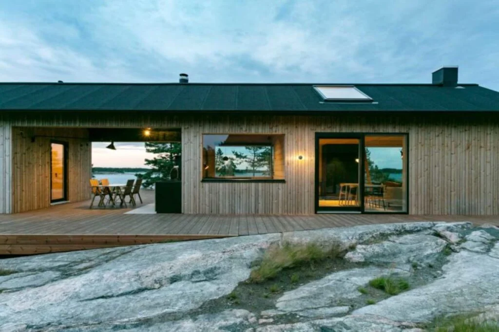 8 Breathtaking Modern Cabin Houses examples-Living Off the Grid Project Ö, Finnish Archipelago National Park