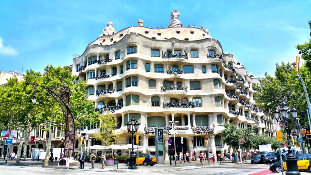 Casa Mila By Antoni Gaudi