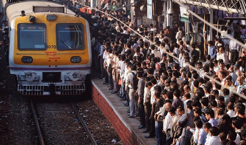 The local metro in Mumbai serves as a primary transport system
