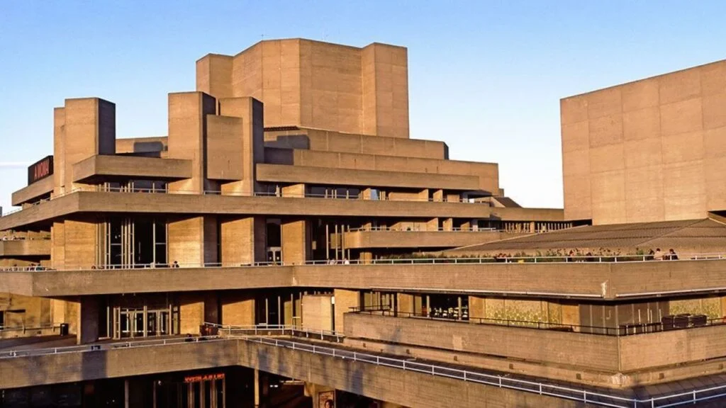 Lines are simple and graphic of brutalism