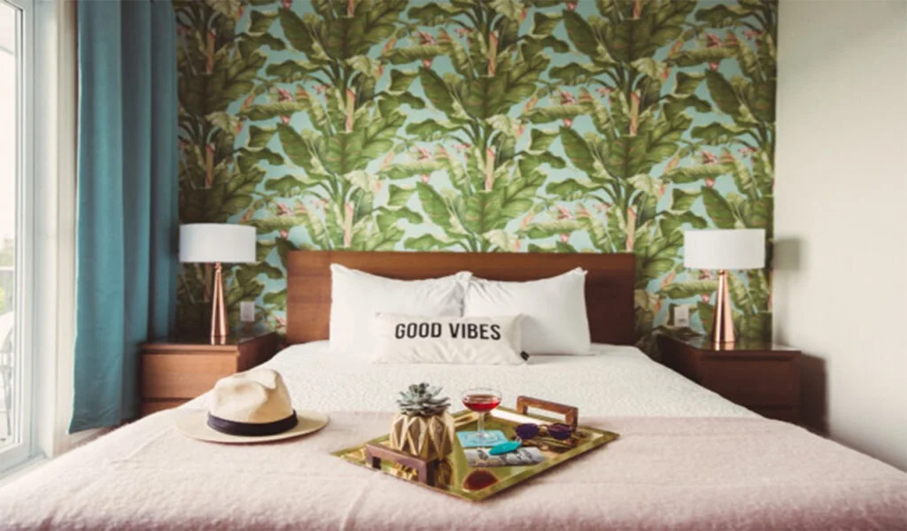 Modern interior design for a Bedroom- The June Motel