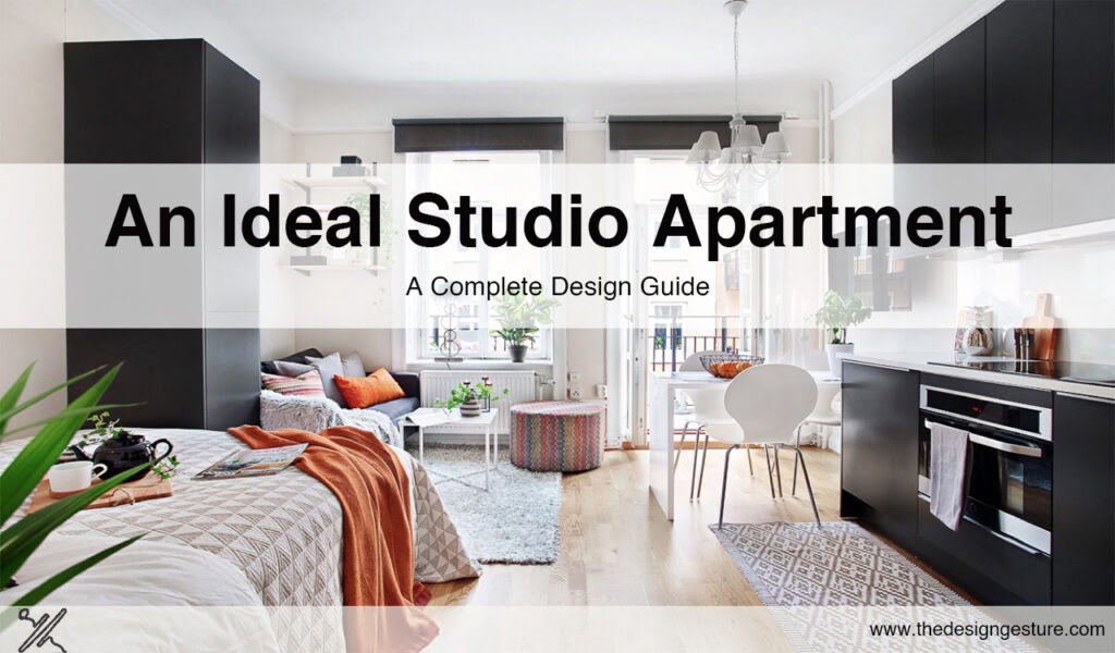 A Complete Guide to Studio Apartment A studio apartment is a small space/apartment in which the normal functional number of rooms, often the living room, bedroom, and kitchen, are combined into a single room. Some studio apartments however have a separate kitchen. These are also known as efficiency apartments, which work on the principle of effective space utilisation. Hence, we are able to see minimum barriers in the form of walls and space demarcation. Studio apartment,Studio apartment designs,Compact space,Space plan,Compact apartment furniture