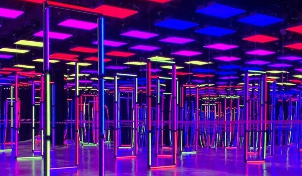 flourescent entrance