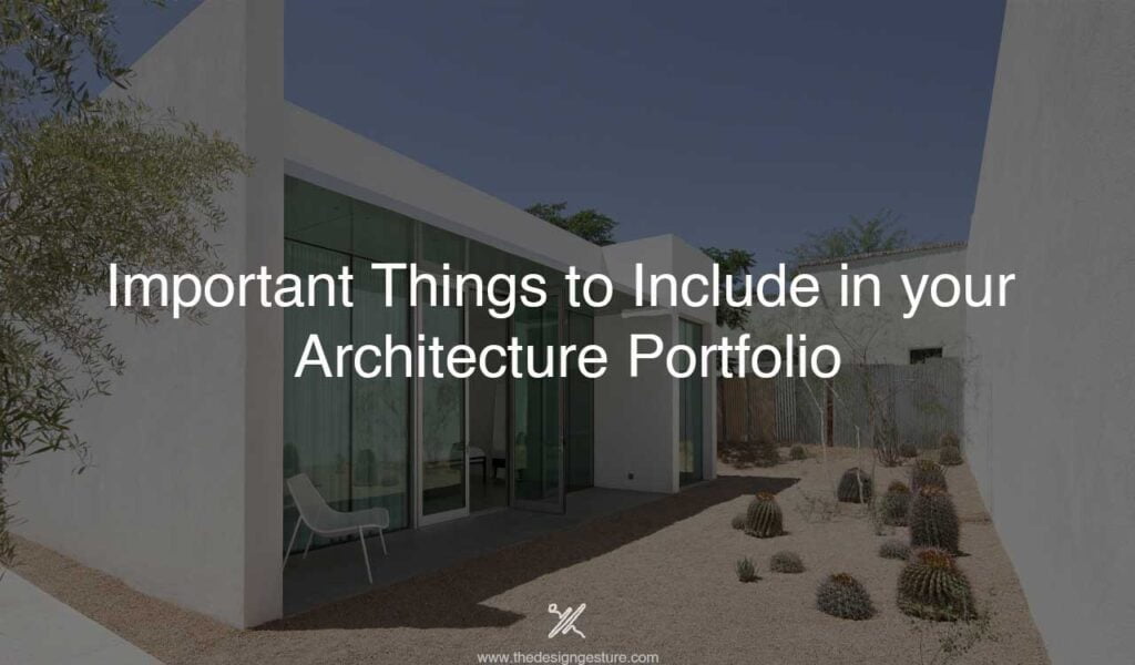 architecture portfolio