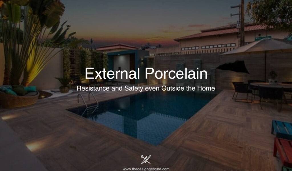 External Porcelain: Resistance and Safety even Outside the Home External porcelain tiles are recommended for all outdoor areas, including the poolside. Check more information: External Porcelain,design