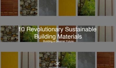 Image showcasing 10 Revolutionary Sustainable Building Materials: Building A Greener ...