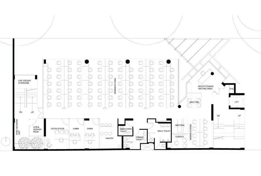 OfficeR by Plan Loci: An Essential Sustainable Approach floor plan