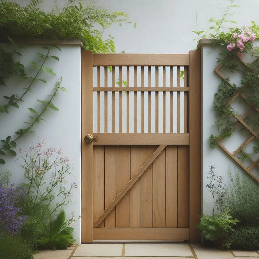 Wooden Main Gate Design