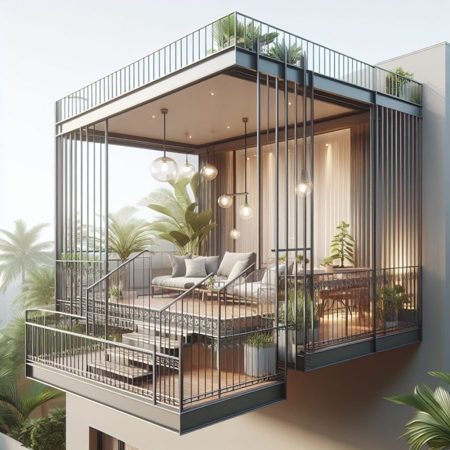 50+ Amazing Balcony Designs: Elevating Your Outdoor Space Railing Design