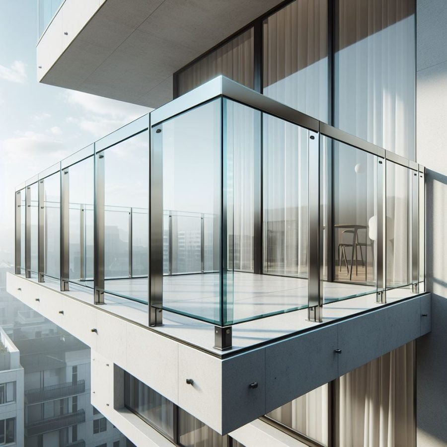 50+ Amazing Balcony Designs: Elevating Your Outdoor Space Glass Railing Design