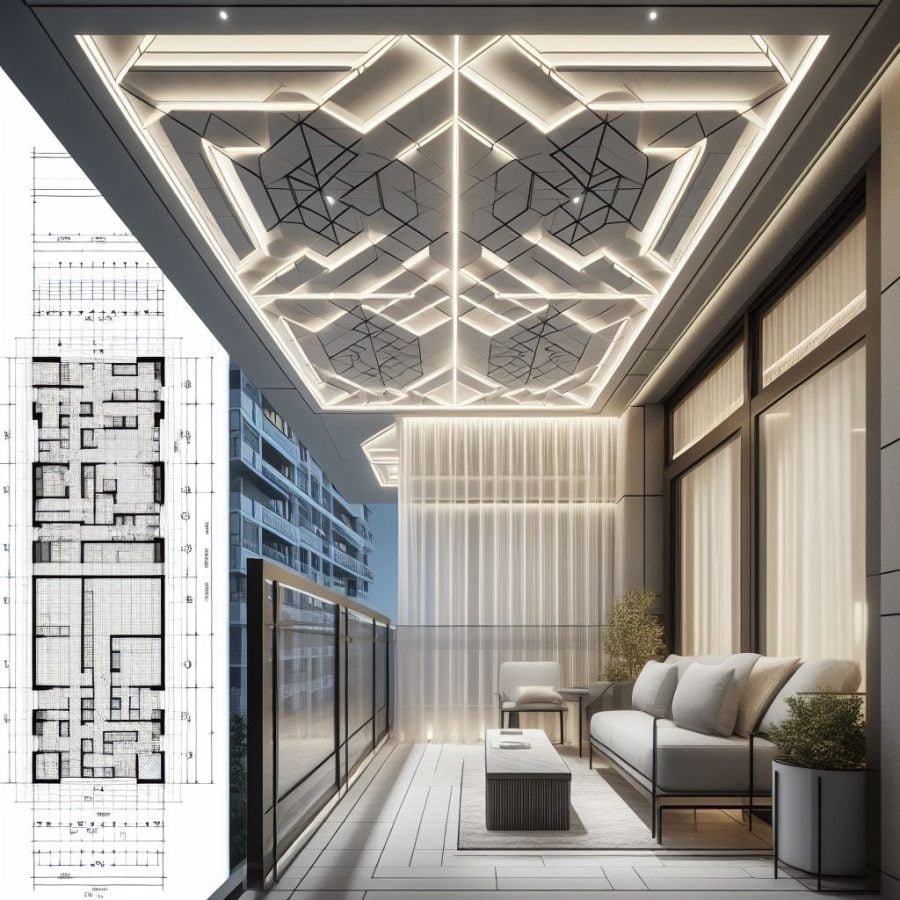 50+ Amazing Balcony Designs: Elevating Your Outdoor Space Modern Ceiling