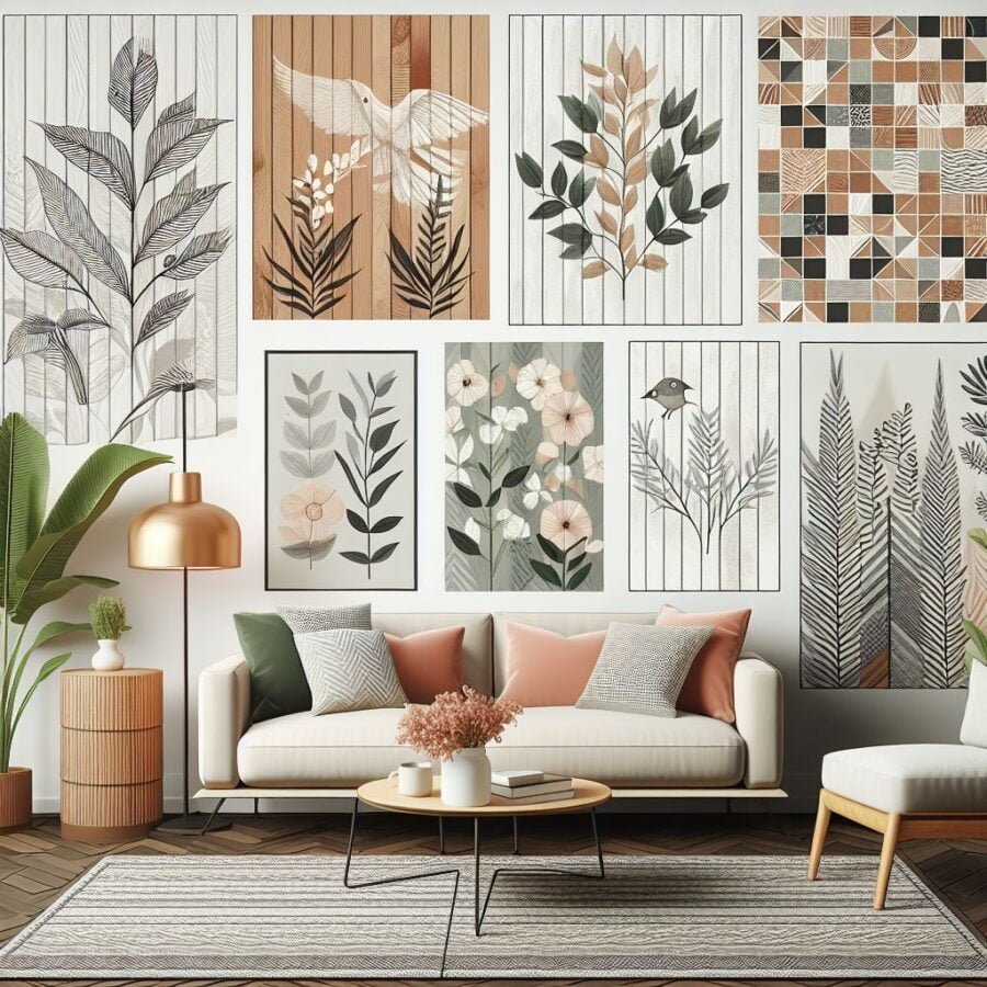 50+ Amazing Living Room Design Ideas pop wall designs for living room