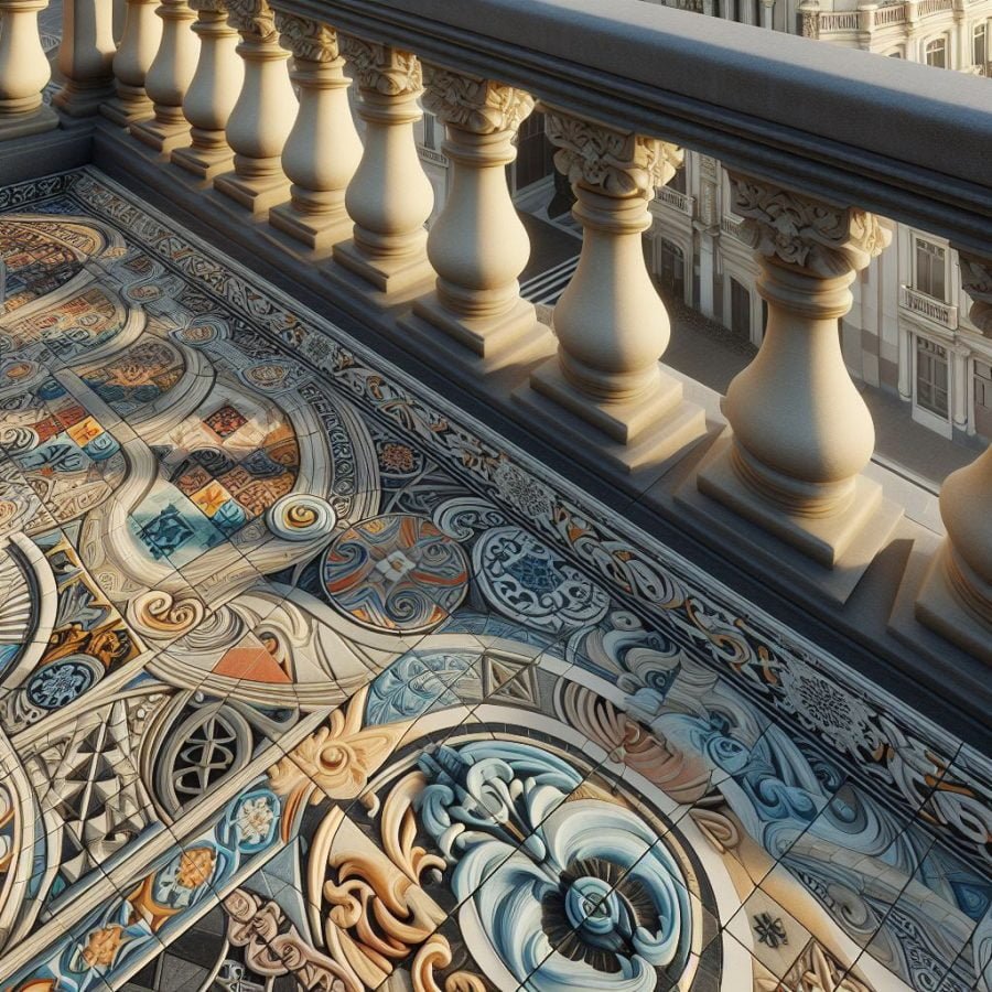 50+ Amazing Balcony Designs: Elevating Your Outdoor Space steel railing design for balcony
Front Balcony Tiles Design