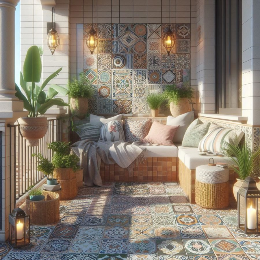 50+ Amazing Balcony Designs: Elevating Your Outdoor Space Balcony Tiles Design