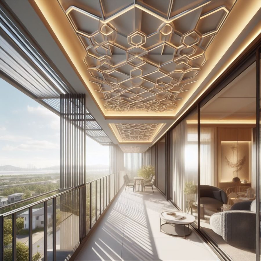 50+ Amazing Balcony Designs: Elevating Your Outdoor Space Ceiling Design for Balcony