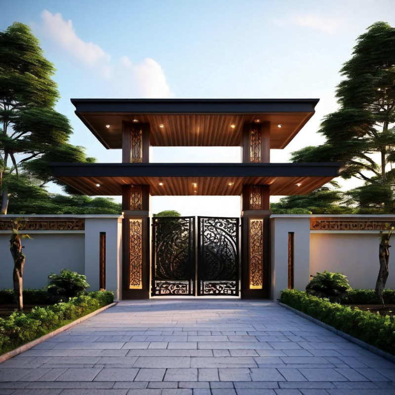 50 Amazing Modern House Gate Designs The Design Gesture 3472