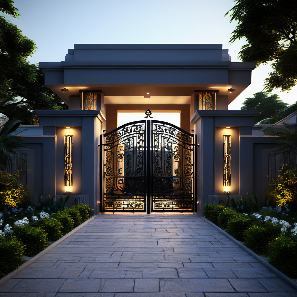 50 Amazing Modern House Gate Designs The Design Gesture