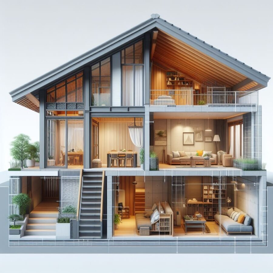 50+ Amazing House Design Elevation design of front house