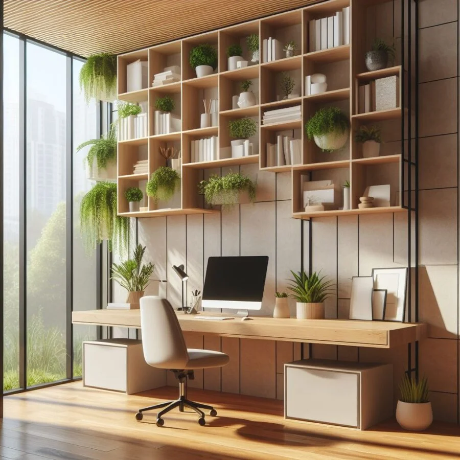 50+ Efficient Home Office Design Ideas home office desk design