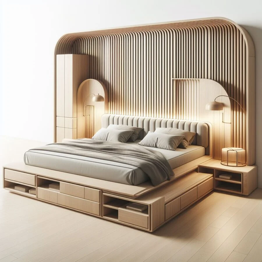 50+ Amazing Bed Designs bed laminate design