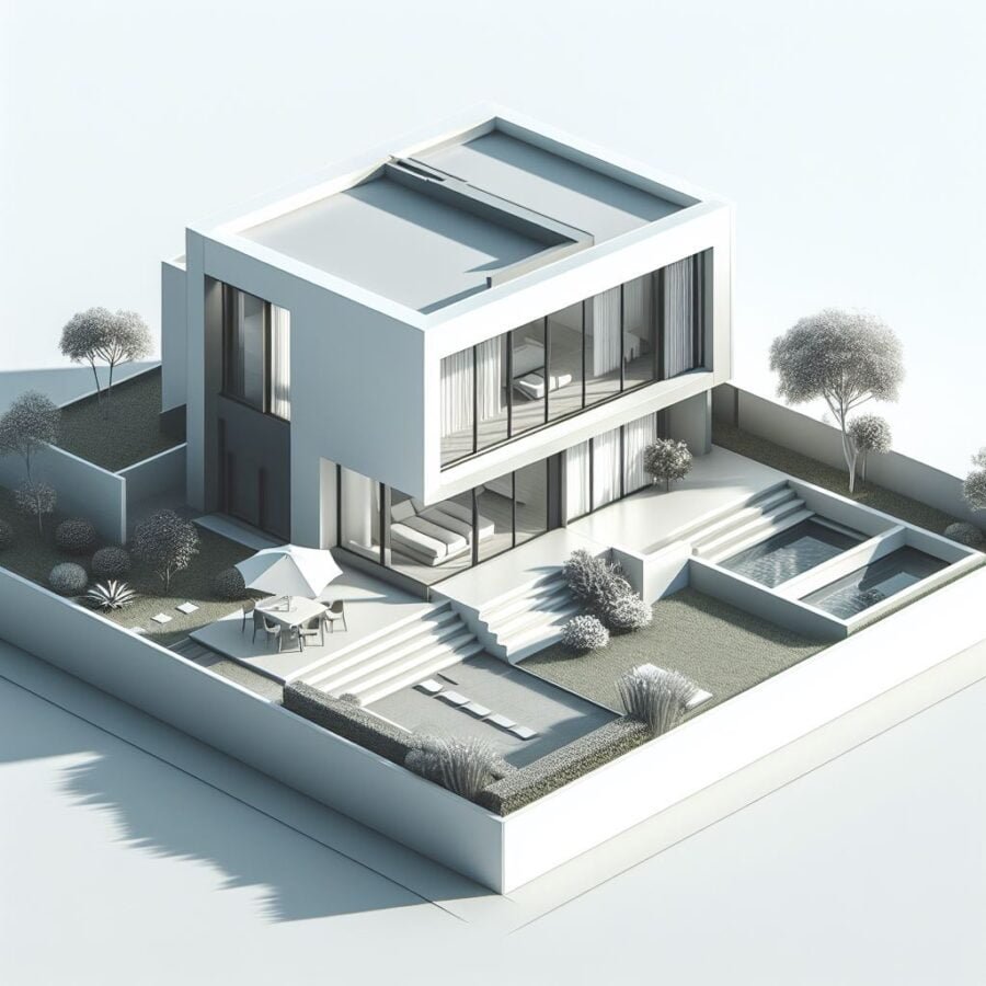 50+ Amazing House Design Elevation village single floor home front design