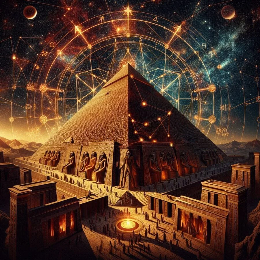 The astrology of the architecture of the past
