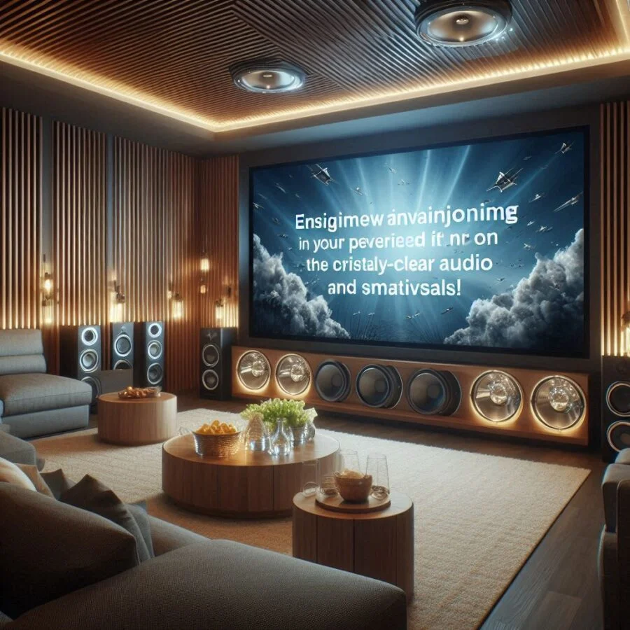 Home theatre room with recliners
