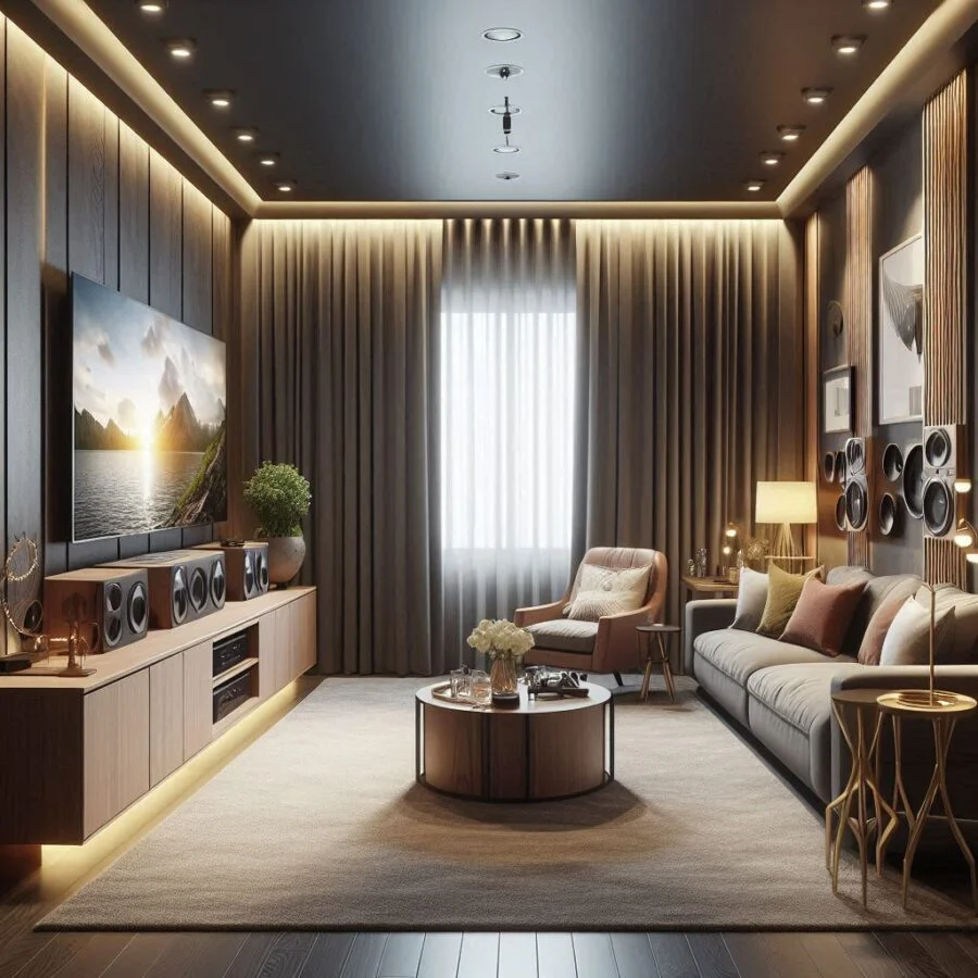 Small living room design with home theatre
Living room design with home theatre in india
Home theatre room ideas
