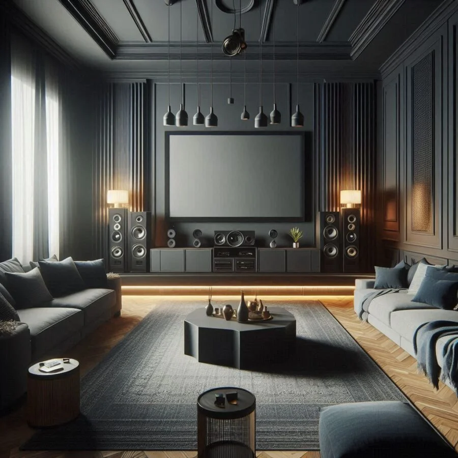 Luxury home theatre room
Home theatre room insulation
