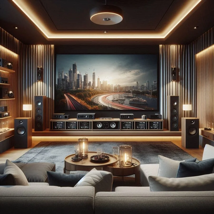 Home theatre room blueprints
Home theatre lighting control