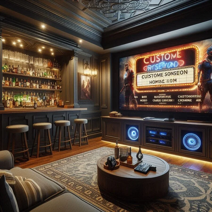 Home theatre room sound systems
Home theatre projector setup