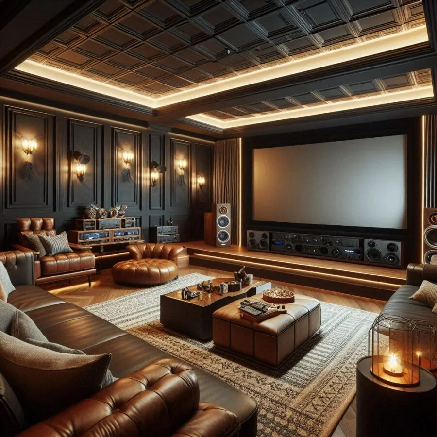 home theatre design india
home theatre room size