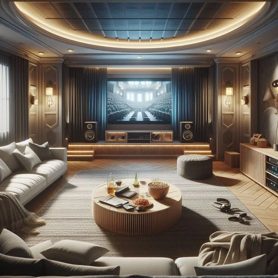 home theatre design living room
Home theatre room price