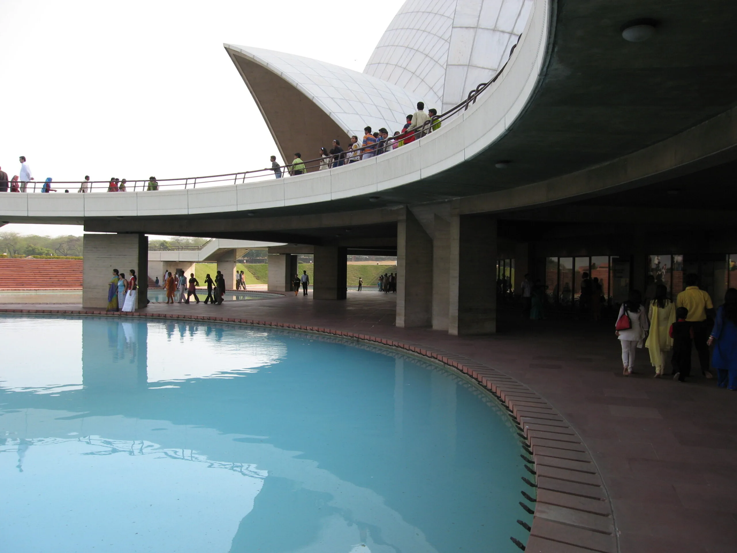 Beautiful Lotus Temple- Bahá'í House of Worship &nbsp;Fig: The Lotus Temple, New Delhi by Fariborz Sahba lotus temple