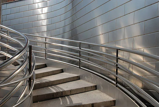 stair handrail design glass