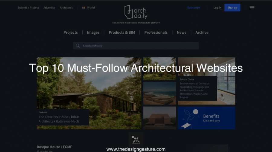 Top 10 Must-Follow Architectural Websites Top 10 Must-Follow Architectural Websites Discover the top 10 must-follow architectural websites every architect should follow for inspiration, design trends, competitions, and practical building resources. Architecture is not just about buildings; it’s about culture, creativity, innovation, and the stories we shape through design. In today’s digital world, staying updated with the latest architectural projects, competitions, design trends and technological breakthroughs is easier than ever—thanks to some brilliant online resources. But here’s the catch: with hundreds of platforms out there, which ones are truly worth your time? architectural websites,websites for architects,top architecture blogs,architecture resources online